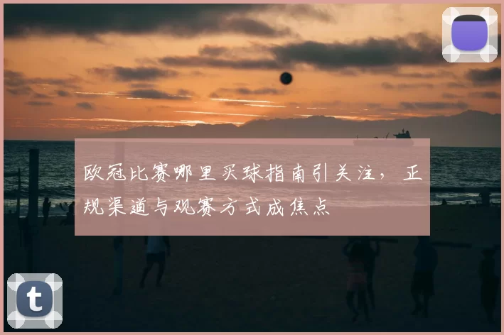 欧冠比赛哪里买球指南引关注,正规渠道与观赛方式成焦点
