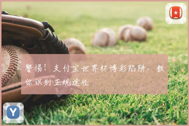 警惕!支付宝世界杯博彩陷阱,教你识别正规途径